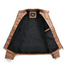 Load image into Gallery viewer, Autumn And Winter Fashion Tide Male Leather Jacket, M, L, XL, XXL, XXXL, 4XL