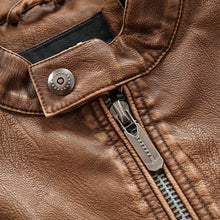Load image into Gallery viewer, Autumn And Winter Fashion Tide Male Leather Jacket, M, L, XL, XXL, XXXL, 4XL