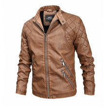 Load image into Gallery viewer, Autumn And Winter Fashion Tide Male Leather Jacket, M, L, XL, XXL, XXXL, 4XL