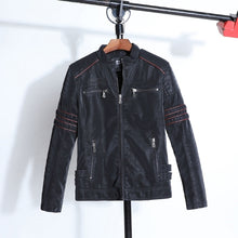 Load image into Gallery viewer, Men Casual Leather Jacket Coat(Color:Coffee Size:XXXL), M, L, XL, XXL, XXXL