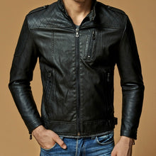 Load image into Gallery viewer, Men Plus Velvet Motorcycle Jacket Coat (Color:Coffee Size:XXXL), M, L, XL, XXL, XXXL, 4XL