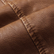 Load image into Gallery viewer, Men Plus Velvet Motorcycle Jacket Coat (Color:Coffee Size:XXXL), M, L, XL, XXL, XXXL, 4XL