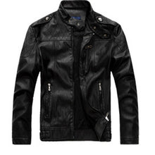 Load image into Gallery viewer, Men Plus Velvet Motorcycle Jacket Coat (Color:Coffee Size:XXXL), M, L, XL, XXL, XXXL, 4XL