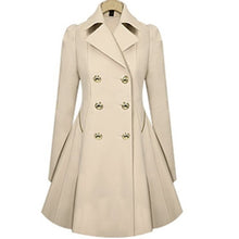 Load image into Gallery viewer, Slim Mid-length Commuter Jacket Trench Coat (Color:Black Size:S), S, M, L, XL, XXL, 3XL