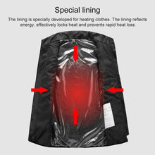Load image into Gallery viewer, USB Security Smart Constant Temperature Fever Men Stand Collar Cotton Vest, S, M, L, XL, XXL, XXXL, XXXXL