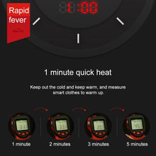Load image into Gallery viewer, USB Security Smart Constant Temperature Fever Men Stand Collar Cotton Vest, S, M, L, XL, XXL, XXXL, XXXXL