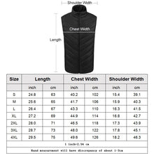 Load image into Gallery viewer, USB Security Smart Constant Temperature Fever Men Stand Collar Cotton Vest, S, M, L, XL, XXL, XXXL, XXXXL