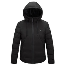 Load image into Gallery viewer, Men and Women Intelligent Constant Temperature USB Heating Hooded Cotton Clothing Warm Jacket, M, L, XL, XXL, XXXL, 4XL, 5XL, 6XL, 7XL