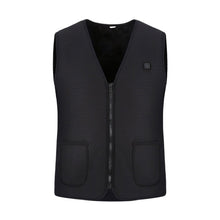 Load image into Gallery viewer, Plus Velvet Inside Men and Women Intelligent Charging Heating Vest Warm Clothes(Color:Black Size:XXXL), S, M, L, XL, XXL, XXXL