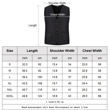 Load image into Gallery viewer, Plus Velvet Inside Men and Women Intelligent Charging Heating Vest Warm Clothes(Color:Black Size:XXXL), S, M, L, XL, XXL, XXXL