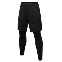 Load image into Gallery viewer, Fake Two Piece Fitness Leisure Stretch Quick Drying Pants, S, M, L, XL, XXL