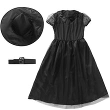 Load image into Gallery viewer, Black Gauze Little Witch Costume, Halloween Cosplay Witch Costume, S, M, L