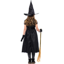 Load image into Gallery viewer, Black Gauze Little Witch Costume, Halloween Cosplay Witch Costume, S, M, L