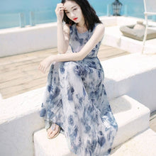 Load image into Gallery viewer, Slim-fit Sleeveless Polyester Dress