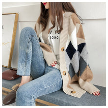 Load image into Gallery viewer, Loose And Lazy Knit Cardigan, Free Size