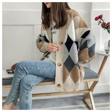 Load image into Gallery viewer, Loose And Lazy Knit Cardigan, Free Size