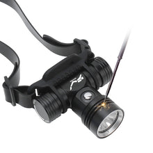 Load image into Gallery viewer, 60m Underwater Photography Video Fill-up Headlight Diving Flashlight with Battery Display Function(Headlight+Battery+Charger)