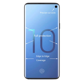 ENKAY Hat-prince 3D Full Screen PET Curved Hot Bending HD Screen Protector Film for Galaxy S10