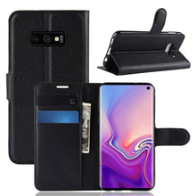 Load image into Gallery viewer, Litchi Texture Horizontal Flip Leather Case For Galaxy S10e