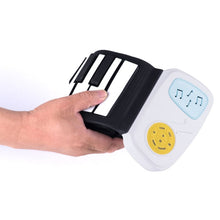 Load image into Gallery viewer, 49-key Hand Roll Silicone Children Electronic Piano, colored