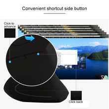 Load image into Gallery viewer, Battery Version Wireless Mouse Vertical 2.4GHz Optical Mouse, Battery Version (Black), Battery Version (White)