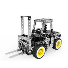 Load image into Gallery viewer, 589PCS Stainless Steel Gear Manually Operated Forklift DIY Assembly Building Block Educational Toys Kit for MoFun SW-030