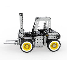 Load image into Gallery viewer, 589PCS Stainless Steel Gear Manually Operated Forklift DIY Assembly Building Block Educational Toys Kit for MoFun SW-030