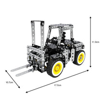 Load image into Gallery viewer, 589PCS Stainless Steel Gear Manually Operated Forklift DIY Assembly Building Block Educational Toys Kit for MoFun SW-030