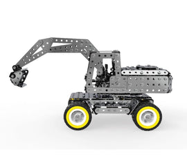 642PCS Connecting Rod Manually Operated Excavator DIY Assembly Building Block Educational Toys Kit For MoFun SW-031