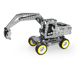 642PCS Connecting Rod Manually Operated Excavator DIY Assembly Building Block Educational Toys Kit For MoFun SW-031