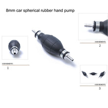 Load image into Gallery viewer, 8mm Car Spherical Rubber Car Boat Motorcycle Gasoline Pump Crude Oil Pump Hand Pump, 8mm Gasoline Pump