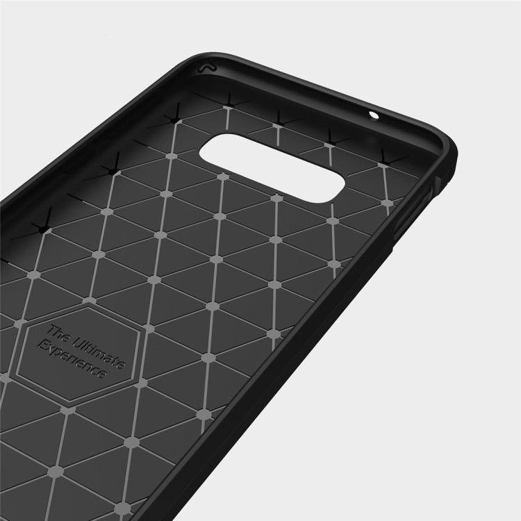 Brushed Texture Carbon Fiber TPU Case for Galaxy S10e