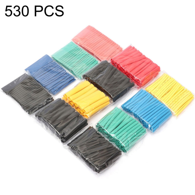 530 Colorful PCS Waterproof High Toughness Oxidation Resistance Seal Heat Shrinkable Tube, 530 in 1