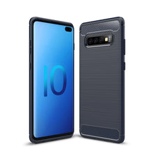 Load image into Gallery viewer, Brushed Texture Carbon Fiber TPU Case for Galaxy S10+