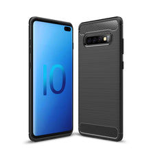 Load image into Gallery viewer, Brushed Texture Carbon Fiber TPU Case for Galaxy S10+