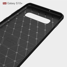 Load image into Gallery viewer, Brushed Texture Carbon Fiber TPU Case for Galaxy S10+