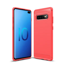 Load image into Gallery viewer, Brushed Texture Carbon Fiber TPU Case for Galaxy S10+