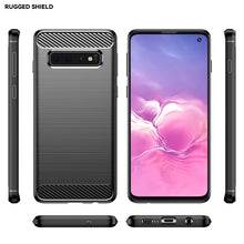 Load image into Gallery viewer, Brushed Texture Carbon Fiber TPU Case for Galaxy S10