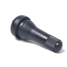 Load image into Gallery viewer, Snap-in Short Black Rubber Valve Stem (TR413) 4-Pack with Valve Core Wrench for Tubeless 0.453 Inch 11.5mm Rim Holes on Standard Vehicle Tires, TR413