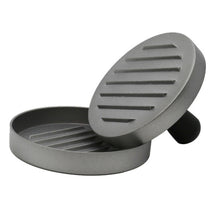 Load image into Gallery viewer, Household Food Grade Aluminum Alloy Kitchen Non-stick Coating Pressure Meat Patty Cake Hamburger Mold with 40 PCS Sided Silicone Papers, 1PC Black Handle