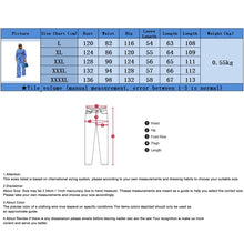 Load image into Gallery viewer, Large Size Striped Printing Oblique Long-sleeved Shoulder Loose Fashion Casual Suit, L, XL, XXL, XXXL, XXXXL