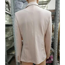 Load image into Gallery viewer, Solid Color Slim Long-sleeved Cardigan Short Suit Jacket for Ladies, S, M, L, XL