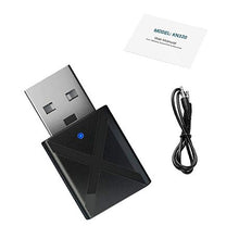 Load image into Gallery viewer, Techme KN320 Bluetooth 5.0 Transmitter Receiver Stereo Wireless Adapter