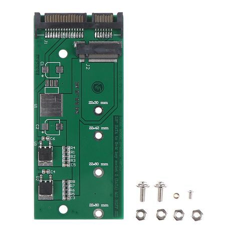 Techme M2 SATA Adapter SATA III to M.2 (NGFF) SSD Converter For NGFF SSD 2242 2260 2280 Card Adapter