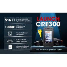 Load image into Gallery viewer, LAUNCH Creader Elite 300 Diagnostic Scan Tool with Full OBD2 Functions