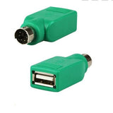 PS2 Male to USB Female Adapter - Pack of 2