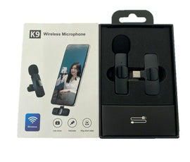 K9 20m Wireless Transmission Lavalier Microphone - for Type C