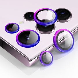 Multicolor Ring Ultra HD Camera Lens Protector for Samsung S23 Ultra