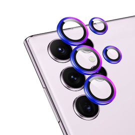 Multicolor Ring Ultra HD Camera Lens Protector for Samsung S23 Ultra
