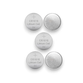 Accell CR1616 3V Lithium Battery - Pack of 5